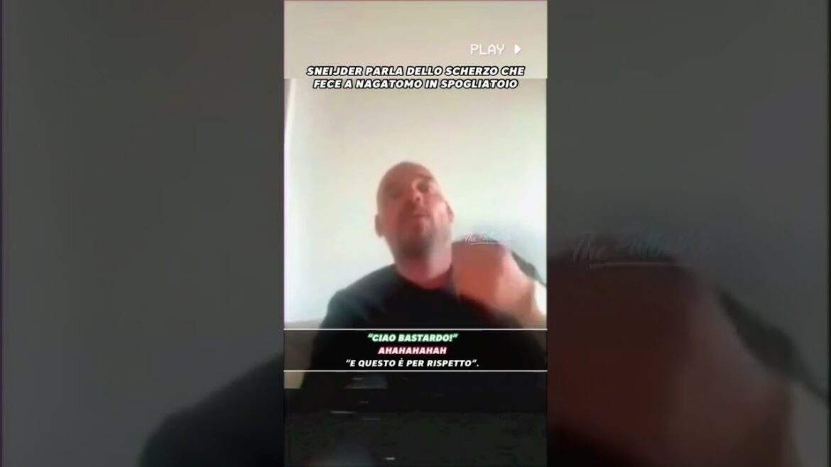 Quand NAGATOMO a dit : "Hello BASTA*DO" à MORATTI #calcio #shorts