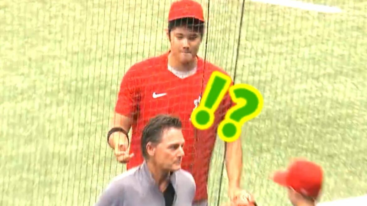 [shoheiotani]Mon oncle ne s'est pas rendu compte que Shohei Otani était derrière moi... Je suis surpris !  !  !