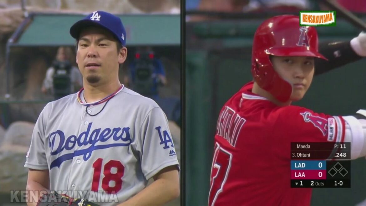 [Premier match de la saison]Dodgers Kenta Maeda VS Angels Shohei Otani (heure du Japon, 12 juin 2019)