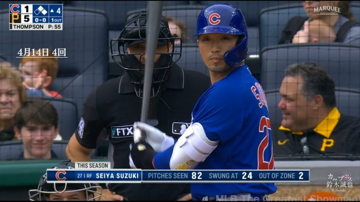 [Seiya Suzuki]Récapitulatif des coups sûrs et coups de circuit en avril 2022 !  !  Jetez un coup d'œil à Suzuki, qui vient de faire ses débuts en MLB !  !