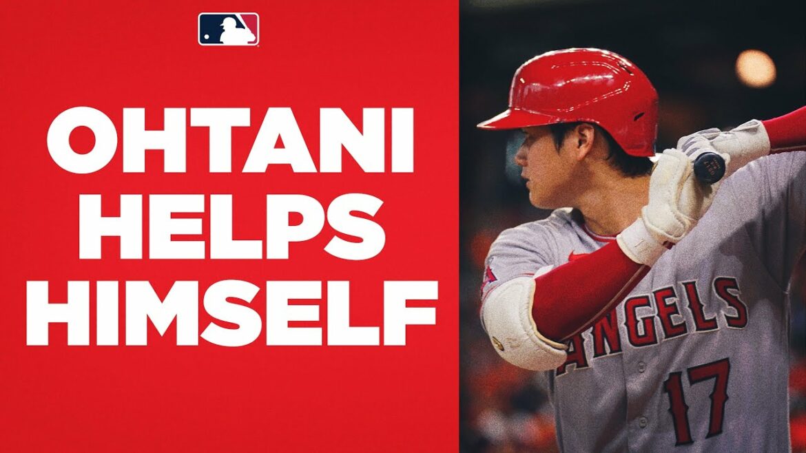 Shohei Ohtani fournit son propre support de course, écrase le 44e circuit!