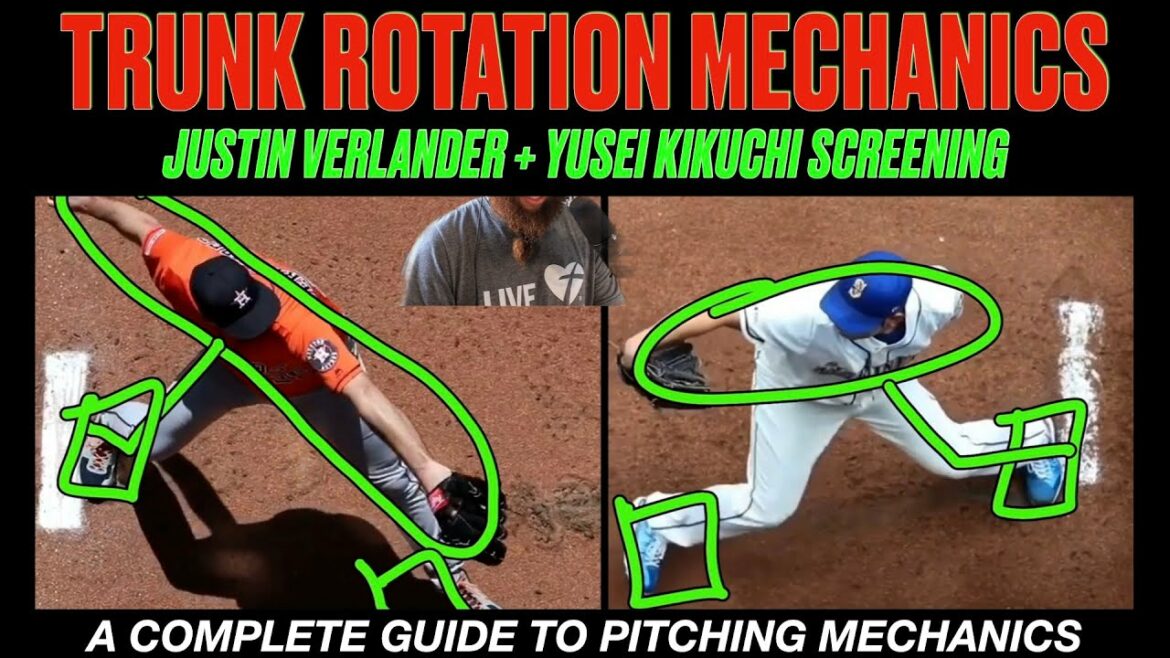 Mécanique de rotation du tronc Feat.  Justin Verlander + Yusei Kikuchi