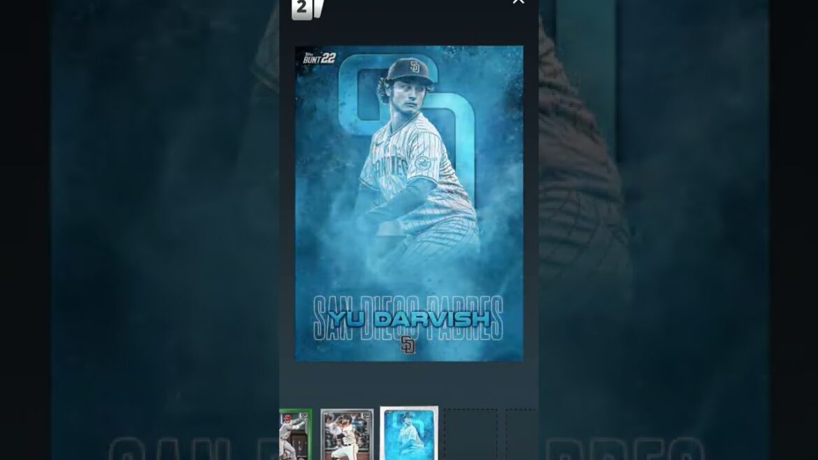 Yu Darvish MLB Baseball Card Pack Ouverture #shorts #mlb #baseball