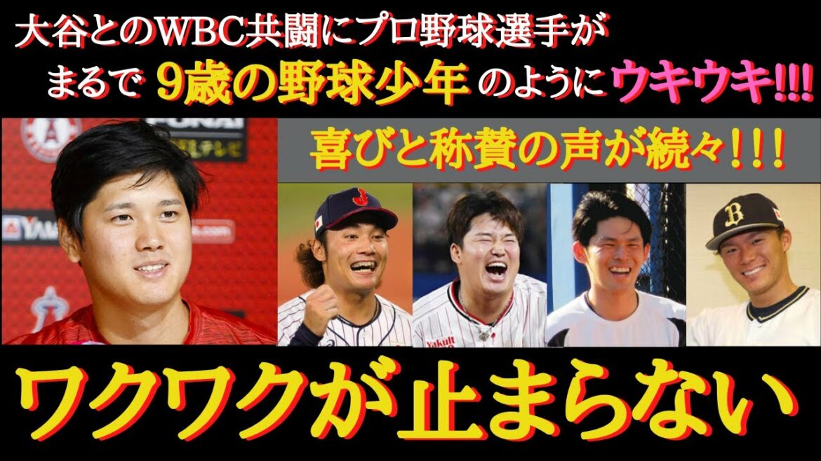 [Acclamé par Otani]Les joueurs de baseball professionnels ressemblent à de jeunes joueurs de baseball "Je veux vraiment gagner" Je ne peux pas m'empêcher d'être enthousiasmé par la participation de Shohei Otani au WBC ![Shohei Ohtani][Ohtani WBC]