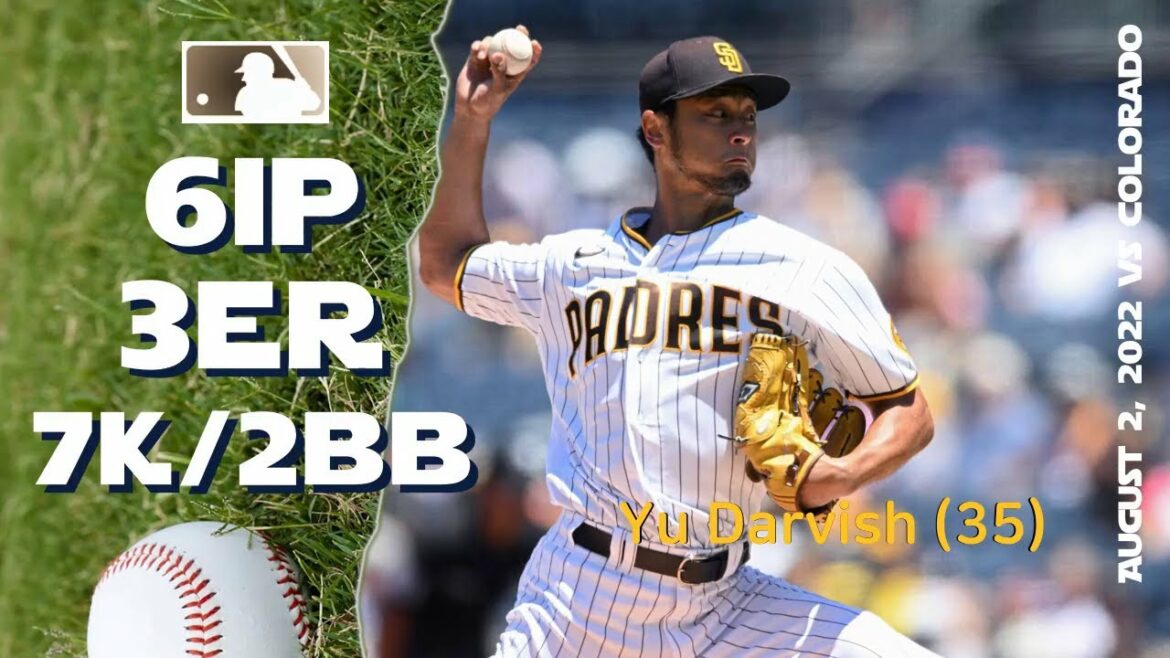 Yu Darvish Yu Darvish Oui 10e victoire | 2 août 2022 | Faits saillants de la MLB