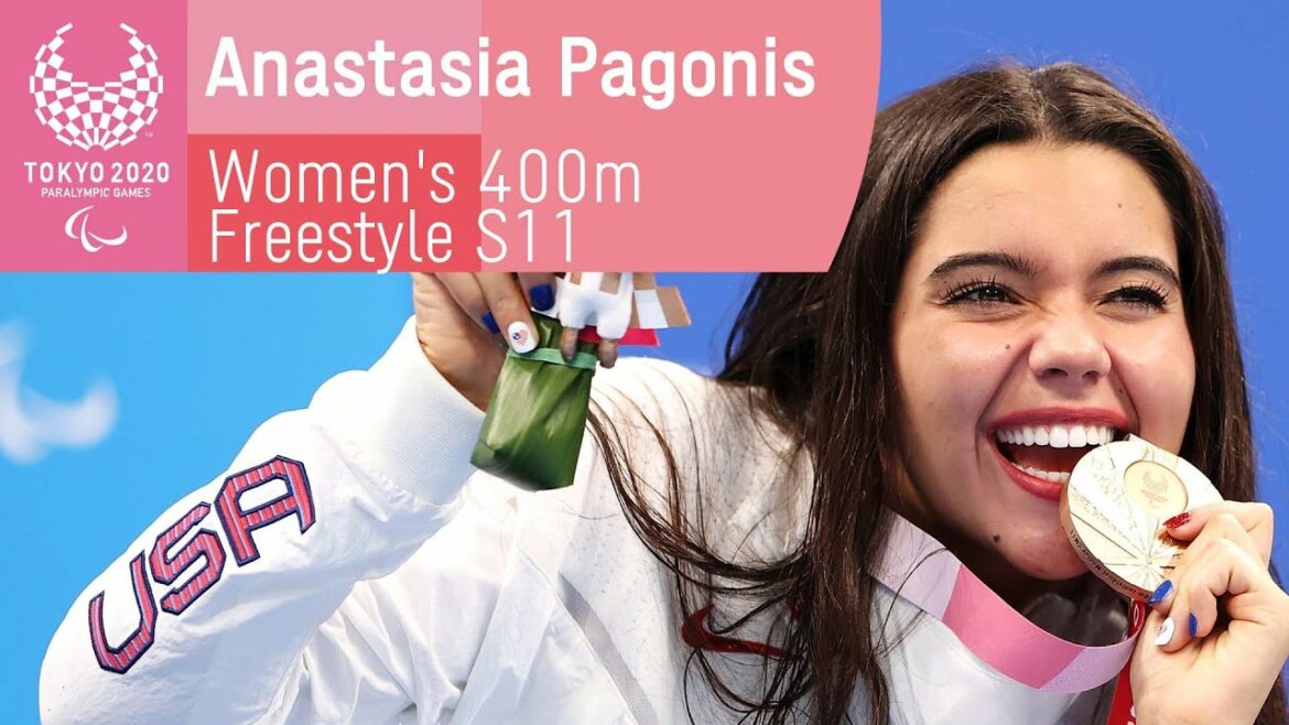 Anastasia Pagonis décroche l'or |  Finale S11 du 400 m nage libre femmes |  Natation |  Jeux Paralympiques de Tokyo 2020
