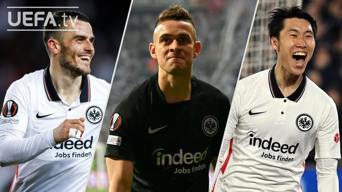 ⚪⚫ KOSTIĆ, BORRE, KAMADA |  Tous les BUTS FRANCFORT 2021/22 pour atteindre la Finale #UEL ⚽