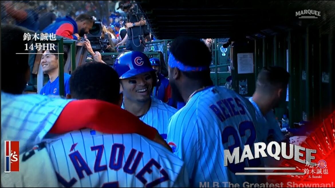 [Seiya Suzuki]Le premier home run après être devenu papa !  ! Danser Taka Tanaka avec Reyes sur le banc avec un puissant home run de 167 km pour la première fois en 20 jours dans la saison 14 !