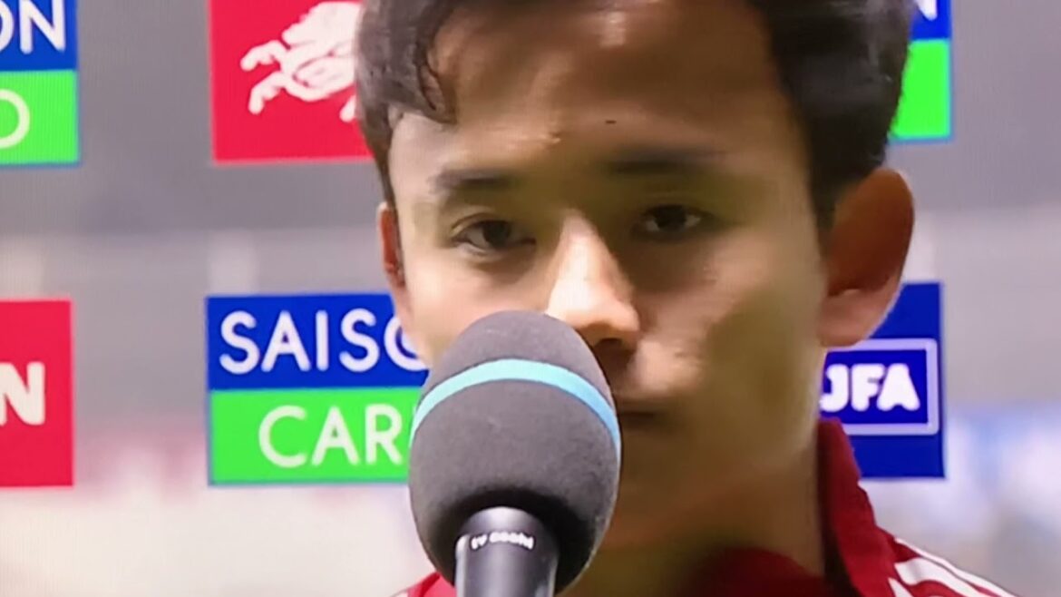 L'équipe nationale japonaise Takefusa Kubo Kou Itakura ne pourra plus marquer deux buts à partir de maintenant, alors je veux que vous savouriez votre joie.