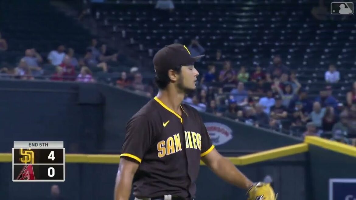 Yu Darvish a parfaitement lancé jusqu'au milieu de la manche 5. 15 victoires dans la saison pour la première fois en 10 ans !