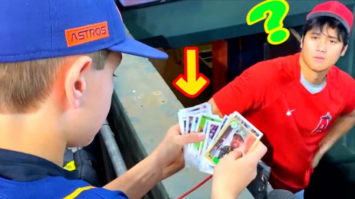 Lorsque l'enfant a essayé d'obtenir l'autographe d'Ohtani, la carte était inattendue... L'incroyable réponse de Shohei à un tel moment a fait trembler mon cœur ![Shohei Ohtani]