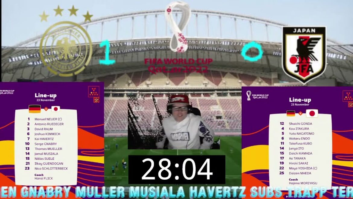 voici ma réaction à l'horrible raté d'Hiroki Sakai contre l'Allemagne lors de la coupe du monde Qatar 2022