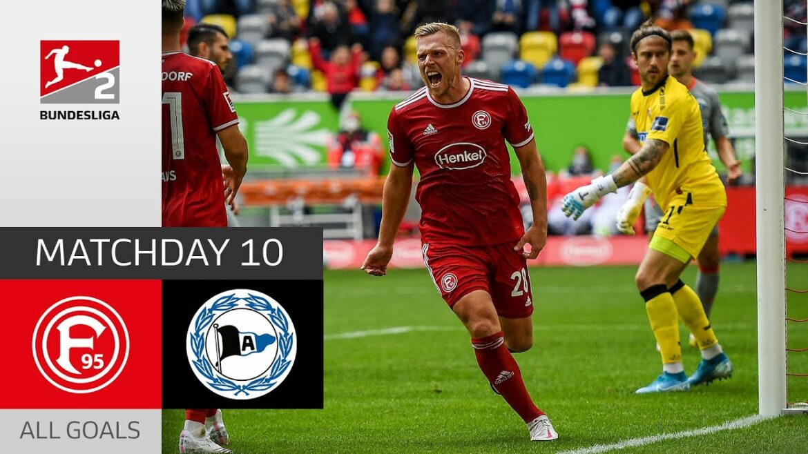 Fortuna dans l'ambiance magique |  Düsseldorf - Arminia Bielefeld 4-1 |  Tous les objectifs |  MD 10 - BuLi 2 - 22/23