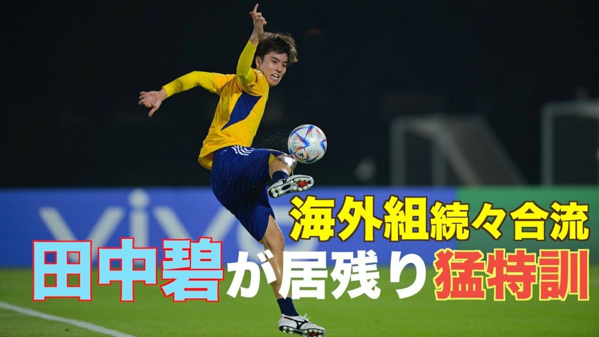 [Équipe nationale du Japon]Les groupes étrangers se joignent les uns après les autres ! Aoi Tanaka, qui vient de se remettre de sa blessure, suit un entraînement spécial !