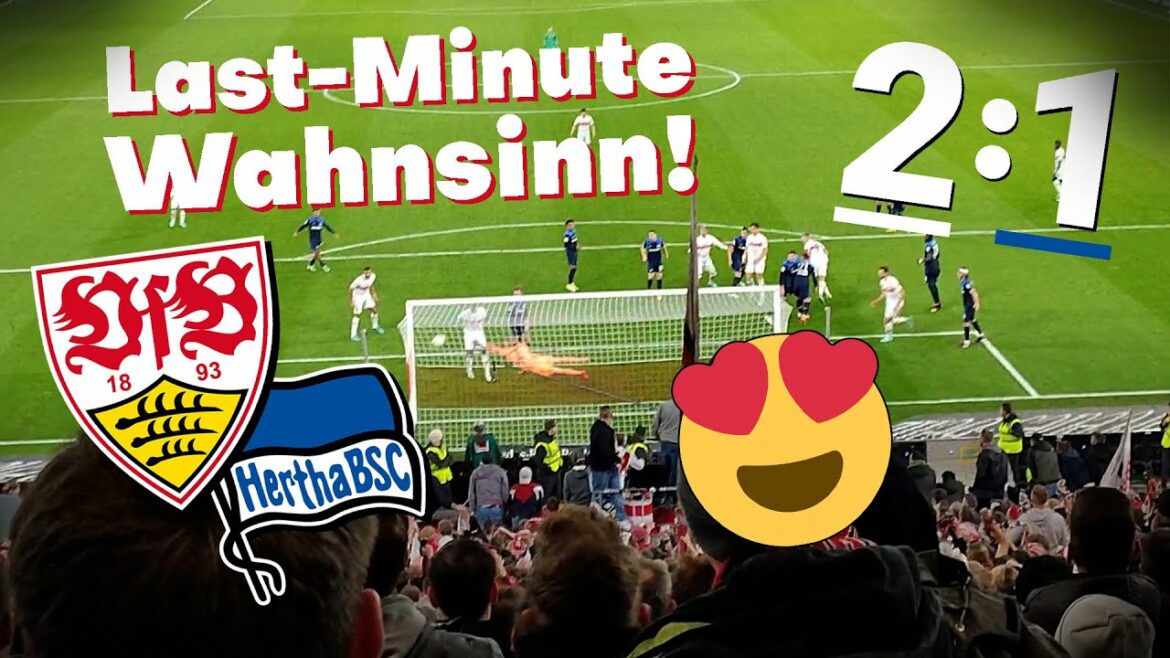 VfB Stuttgart 2 : 1Hertha BSC |  Folie de dernière minute !  Victoire pour Endo !  |  Vlog du stade