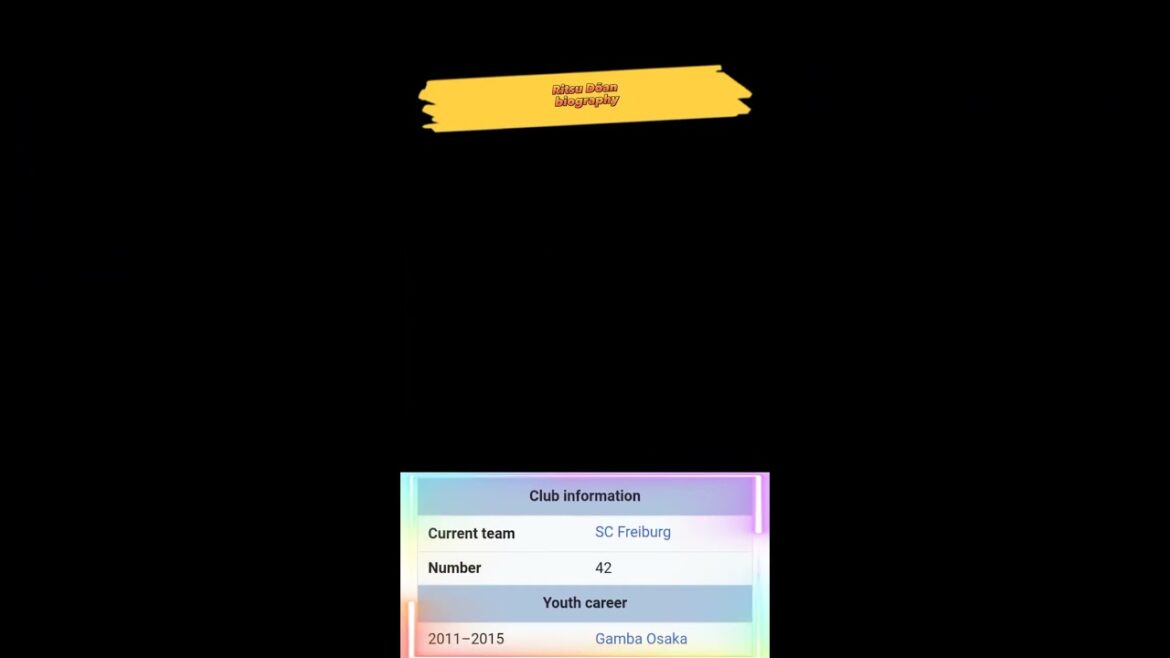 biographie du joueur de football Ritsu Dōan.  ||#fifaworldcup #fifa #biographie #footballshorts