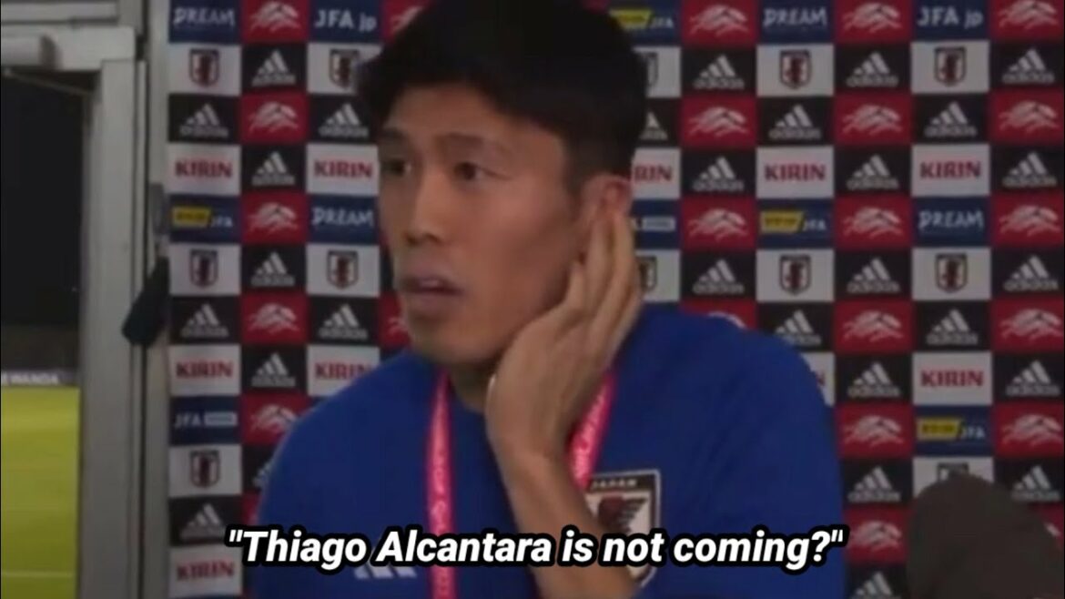 La réaction de Tomiyasu quand il a découvert que Thiago Alcantara n'était pas appelé pour la coupe du monde