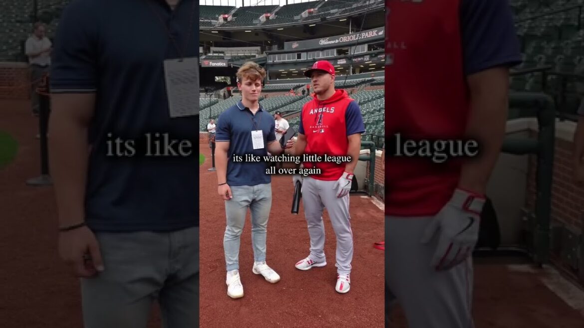 Ce que Mike Trout a appris en jouant avec Shohei Ohtani 🔥🐐#shorts