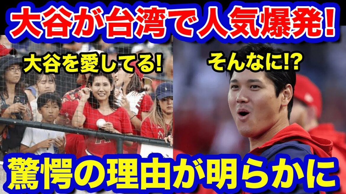 [Réaction d'outre-mer]Shohei Ohtani est un grand boom à Taïwan !  ? Impressionné par l'histoire des relations Japon-Taïwan, qui est connue pour être la raison pour laquelle les Taïwanais sont si enthousiastes !