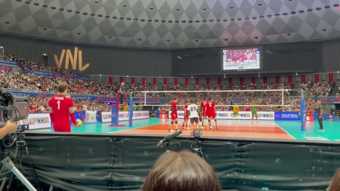 As consécutifs de Yuji Nishida |  JPN vs AUS Semaine 3 #vnl2022 Osaka, Japon