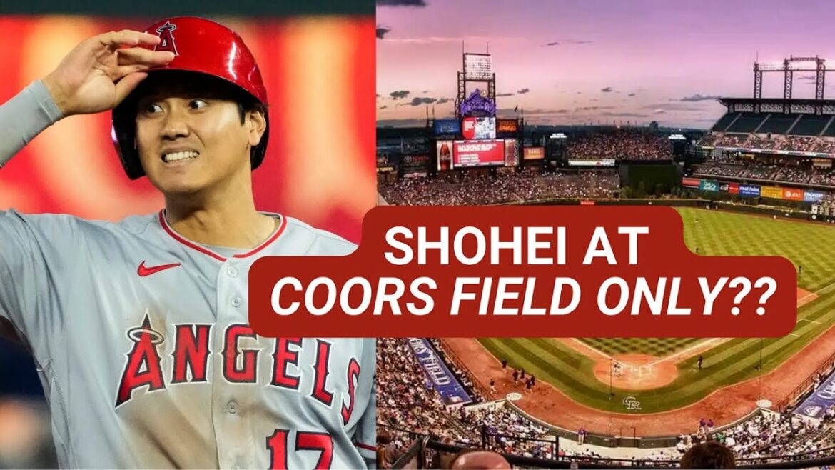 Si Shohei Ohtani a joué au COORS FIELD #shorts
