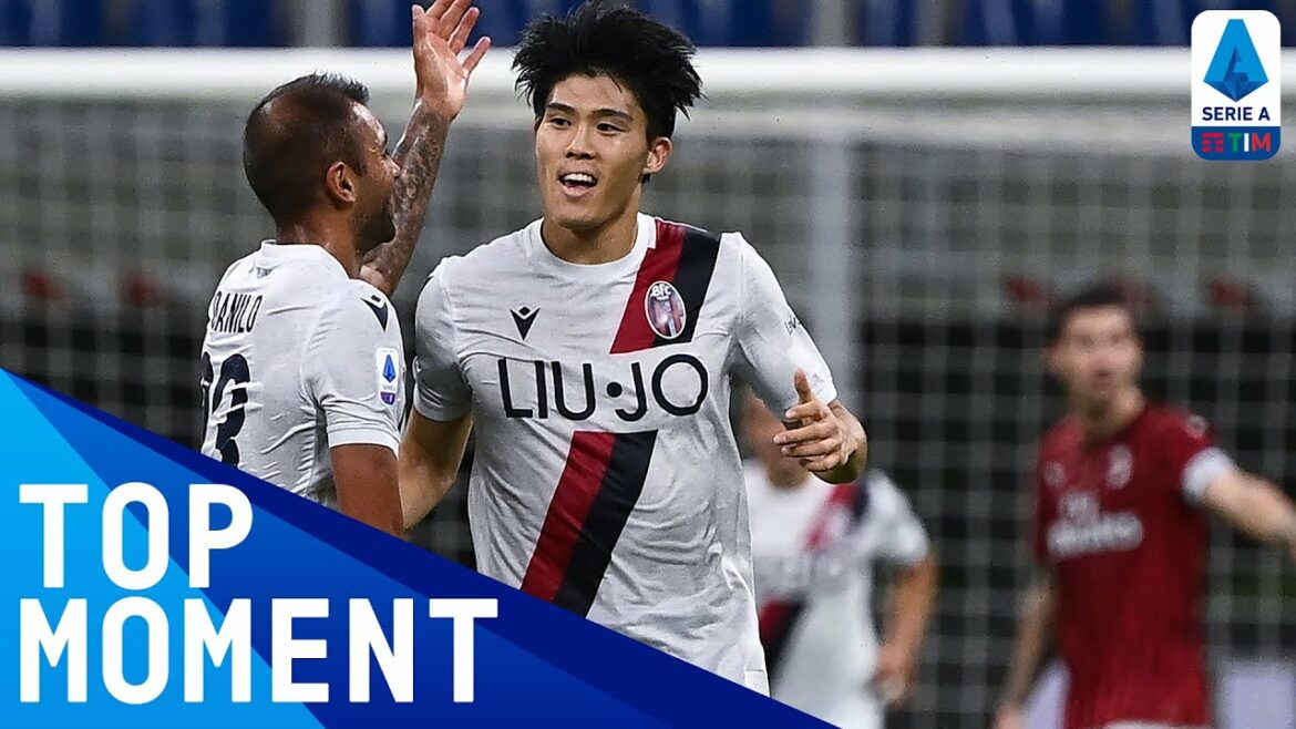 Takehiro Tomiyasu marque son premier but à Bologne !  |  Milan 5-1 Bologne |  Meilleur Moment |  Série A TIM