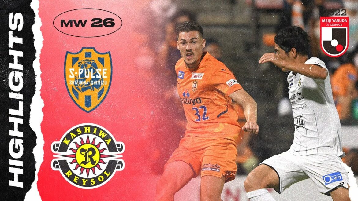 Un égaliseur à la 94e minute !  |  Shimizu S-Pulse 1-1 Kashiwa Reysol |  MW26 |  LIGUE J1 2022