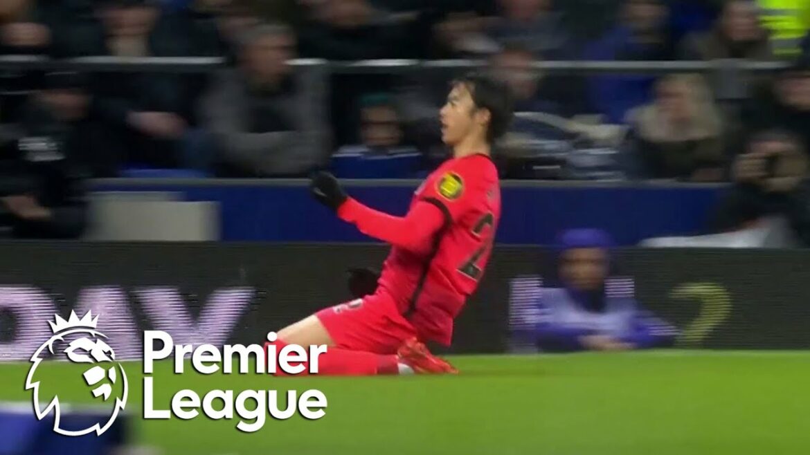Kaoru Mitoma tire son premier sang pour Brighton contre Everton |  Premier League |  NBC Sports