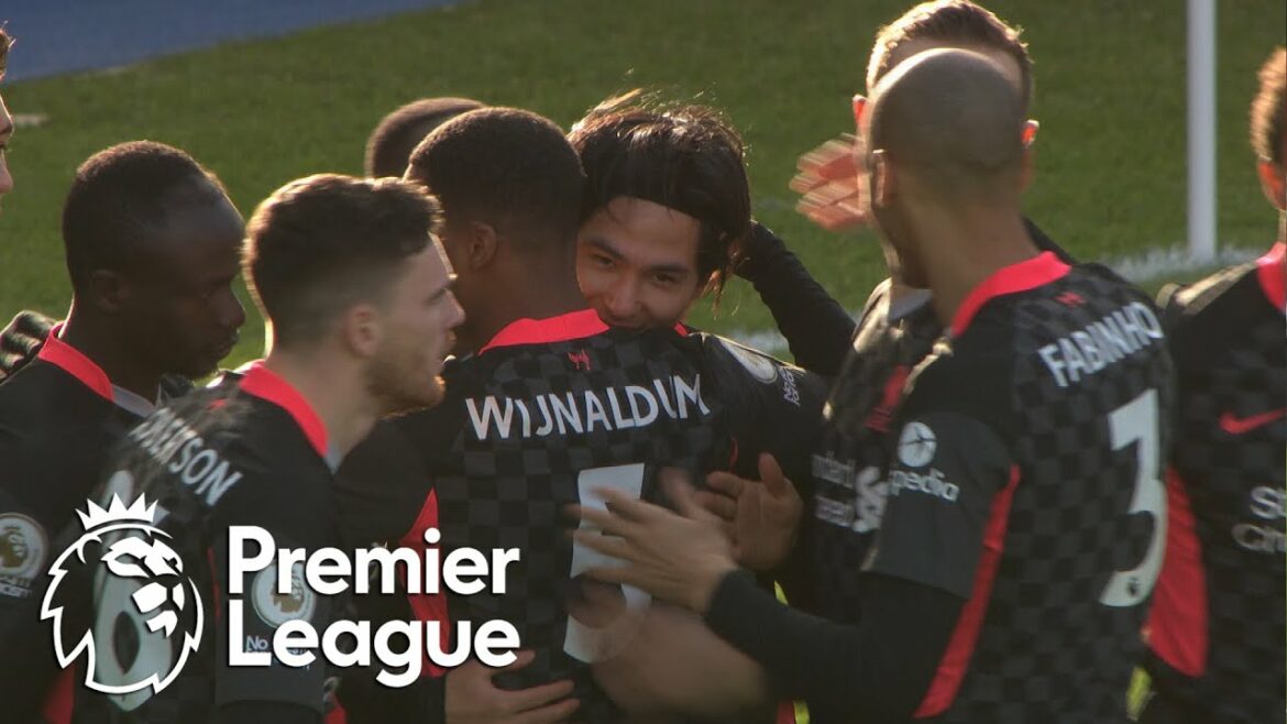 Takumi Minamino propulse Liverpool en tête contre Crystal Palace |  Premier League |  NBC Sports