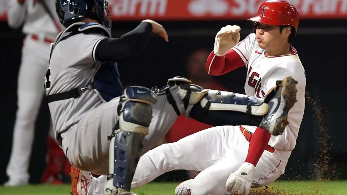 OHTANI VOLE LA MAISON !  Shohei se faufile pour le vol de la maison contre les Yankees!