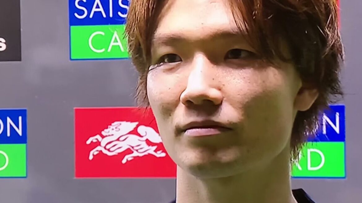 Représentant du Japon Kou Itakura Est-il possible de marquer deux points ?Entretien d'après-match 2021/3/29 match Argentine