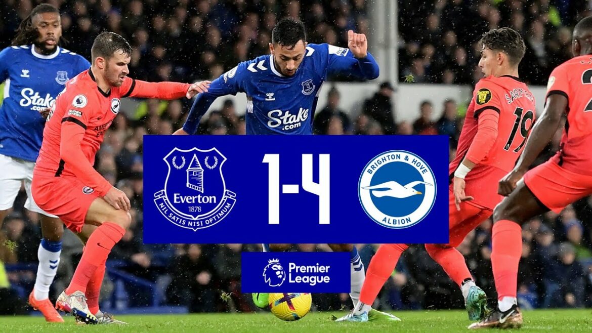 Faits saillants de la Premier League : Everton 1-4 Brighton et Hove Albion