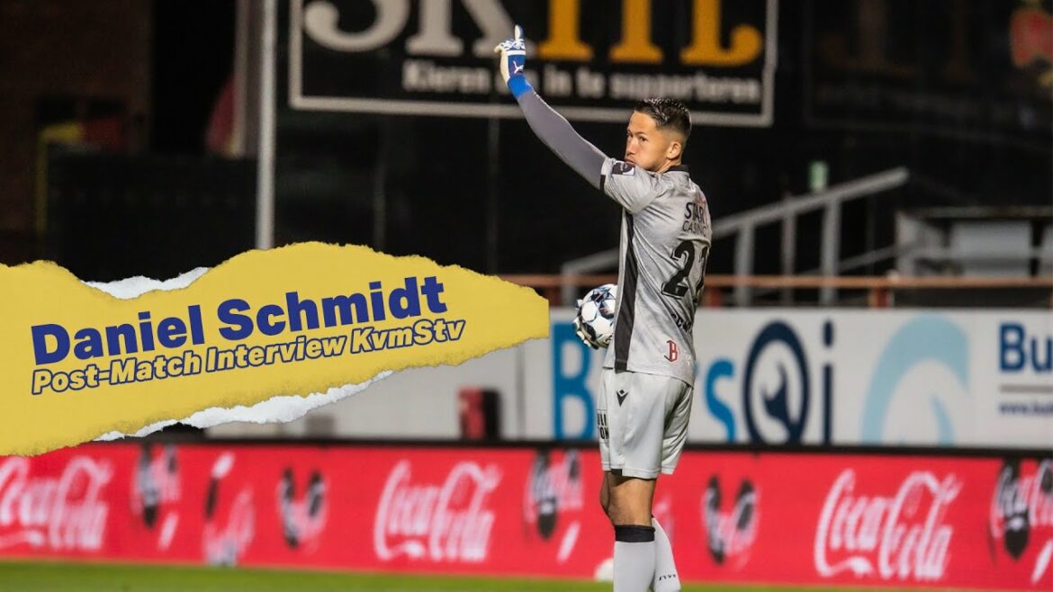 Entrevue d'après-match KV Mechelen - STVV |  Daniel Schmidt |  STVV