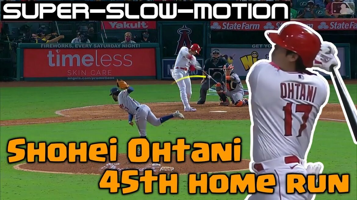 45e Home Run de Shohei Ohtani【Super-Slow-Motion】