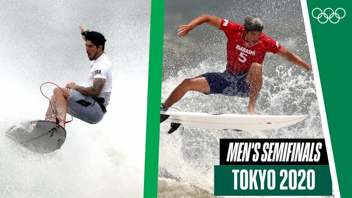 Gabriel Medina 🆚 Kanoa Igarashi | Demi-finales hommes, manche 1 | Tokyo 2020