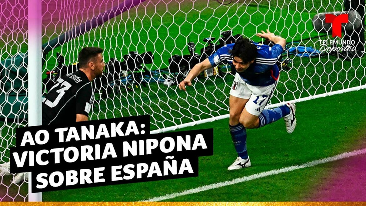 Moment clé : Ao Tanaka et la victoire du Japon sur l'Espagne |  Télémundo Sports