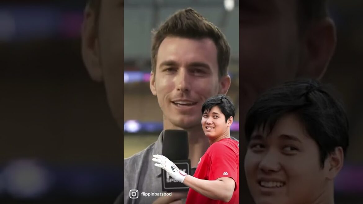 Shohei Ohtani (大谷翔平) salue Ben Verlander lors du #short du Home Run Derby |  Flippin 'Chauves-souris