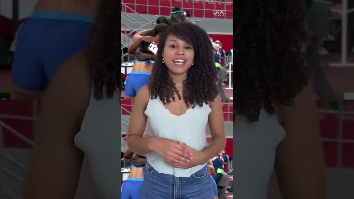 The most decorated woman in Olympic track and field history 👑