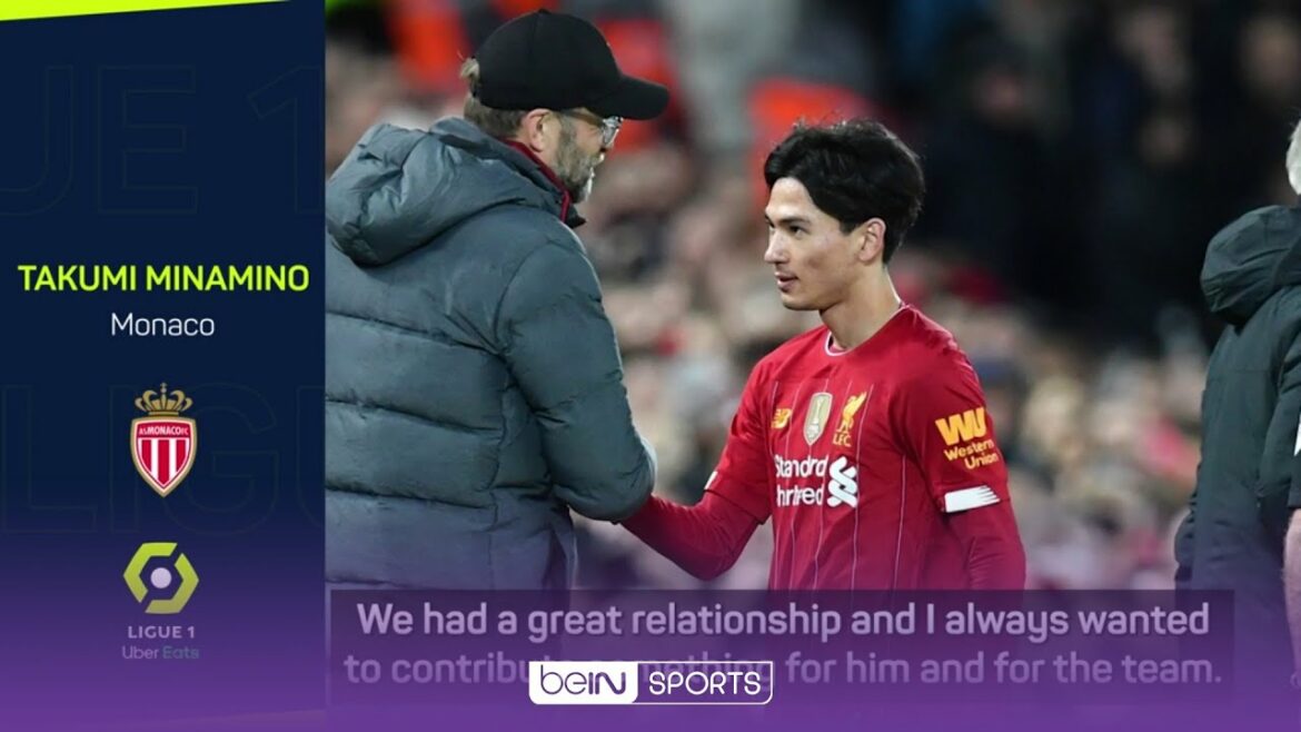 Minamino réfléchit à sa relation avec l'ancien manager Klopp