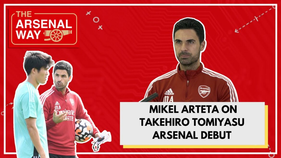 Conférence de presse: "Je ne l'ai même pas présenté" | Arteta sur les débuts de Takehiro Tomiyasu à Arsenal