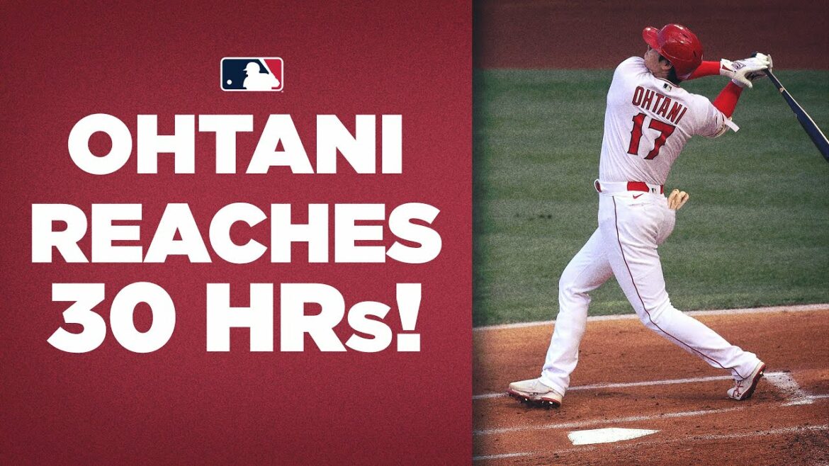 OHTANI OBTIENT 30 HOMERS !!  Shohei Ohtani frappe 2 circuits pour atteindre 30 avant la pause All-Star !!!