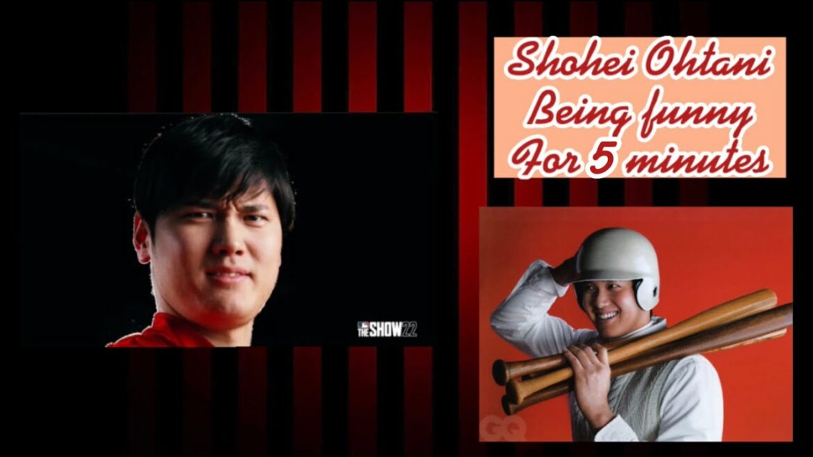 Une compilation de 5 minutes de MLB AL MVP Shohei Ohtani étant vraiment drôle 😄