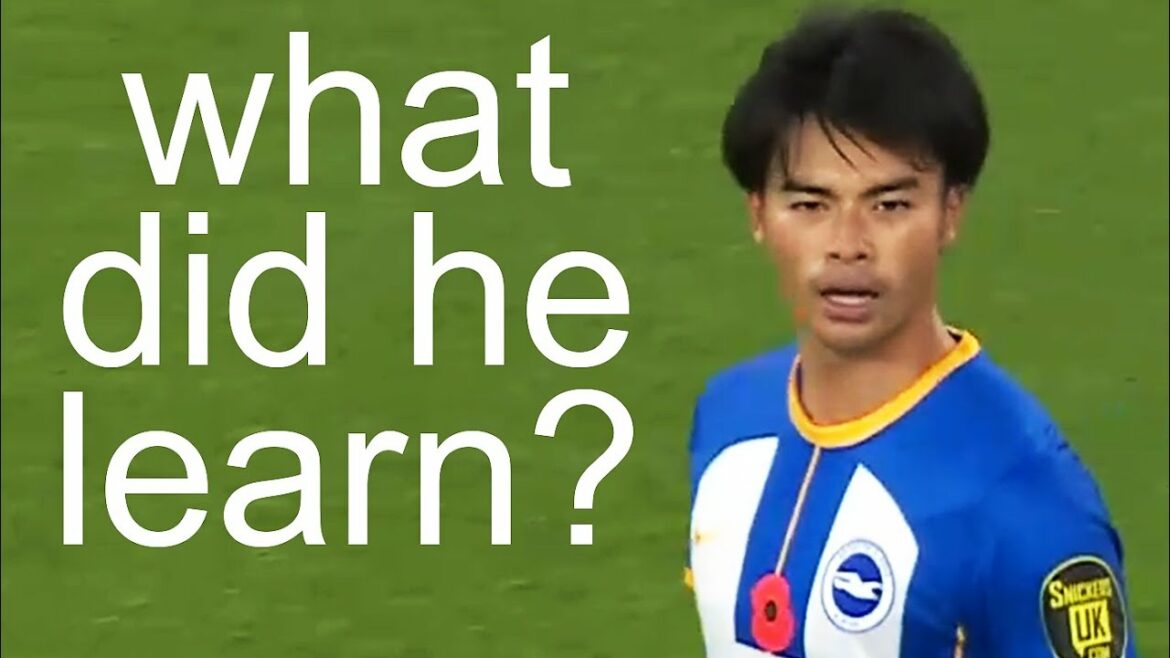 Mitoma a étudié le dribble 1 contre 1 à l'université...