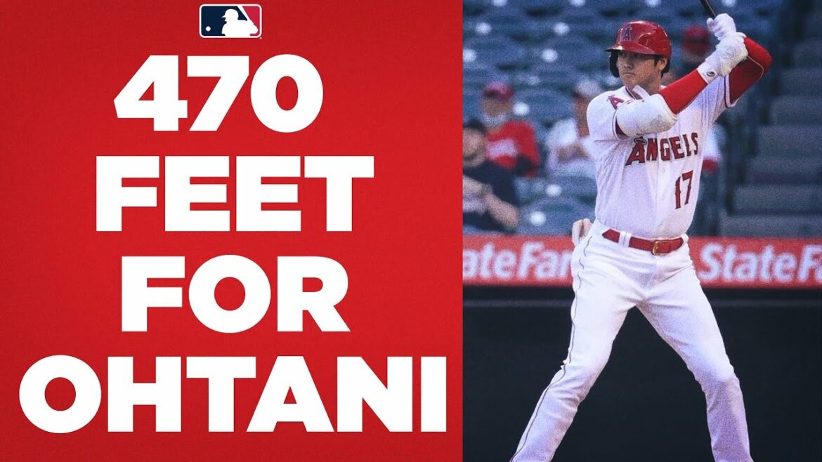470 PIEDS POUR OHTANI !  Shohei Ohtani écrase un long circuit contre les Royals !