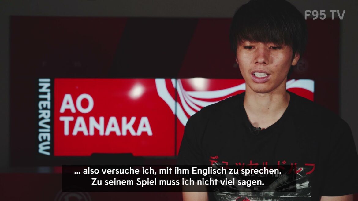 Entrevue F95 |  Ao Tanaka dans la première interview en tant que joueur de Fortuna Düsseldorf