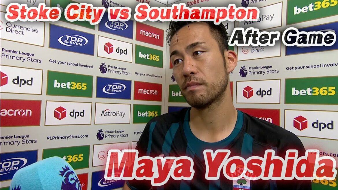 Interview de Maya Yoshida après avoir marqué contre Stoke City