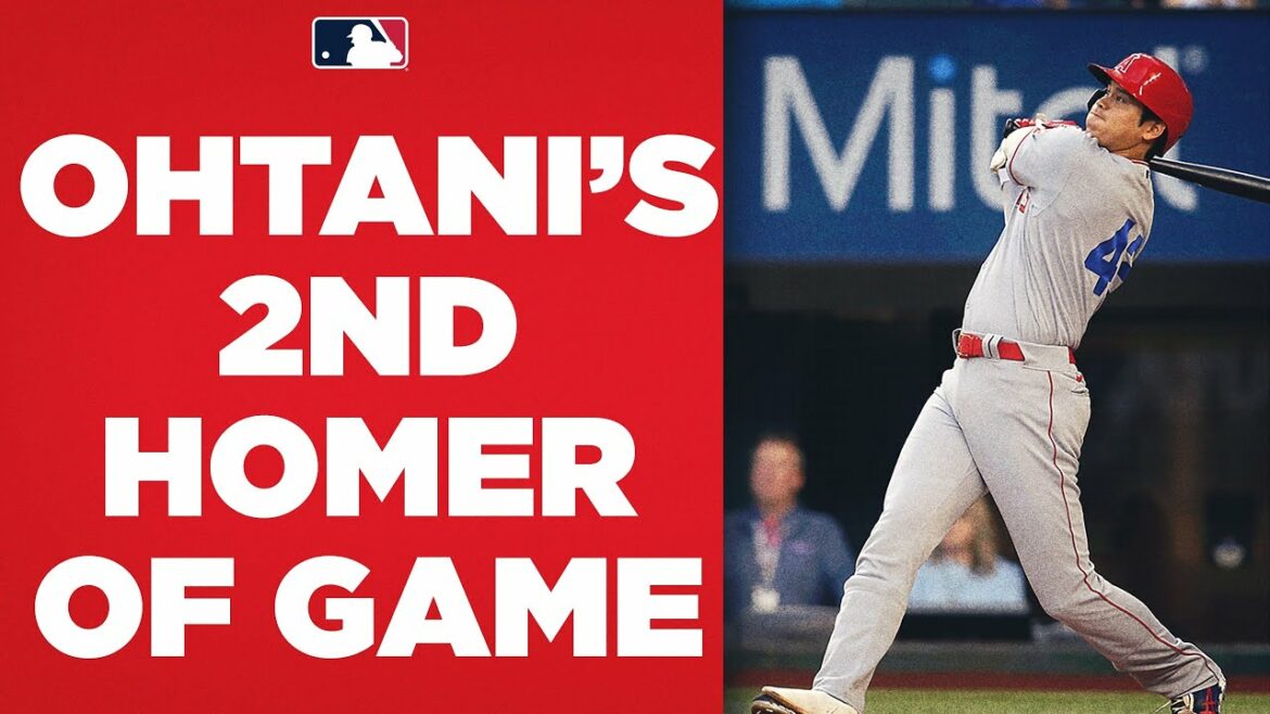 Shohei Ohtani ÉCRASE son 2e circuit du match et ajoute un bat flip ÉPIQUE !
