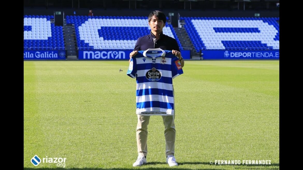 Présentation de Gaku Shibasaki en tant que nouveau joueur du Deportivo