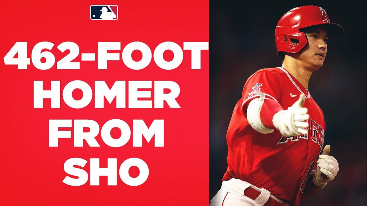 Shohei Ohtani écrase un home run de 462 pieds !