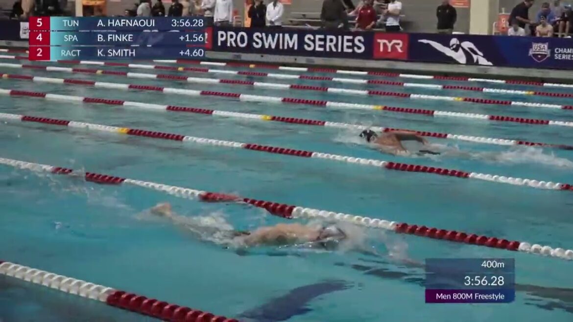 البطل التونسي أيوب الحفناوي يتوج بذهبية 800 متر سباحة في ملتقى "كنوكسفيل" بأمريكا